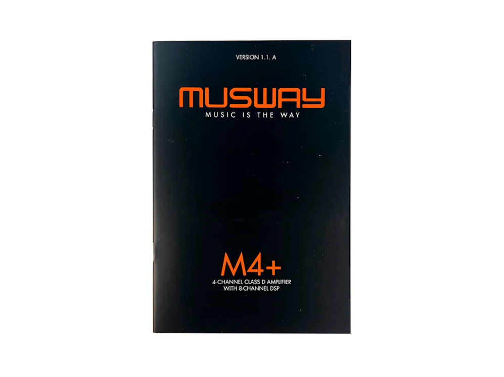 4 канальный усилитель звука Musway M4+