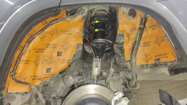 Шумоизоляция арок Haval h9-4