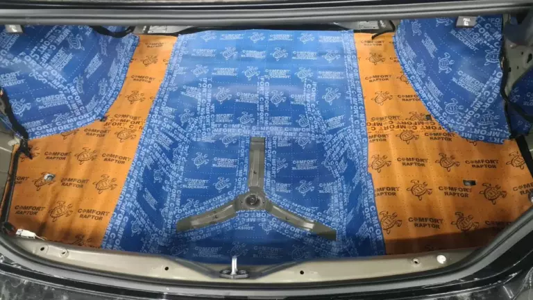 Шумоизоляция багажника Hyundai Sonata-9
