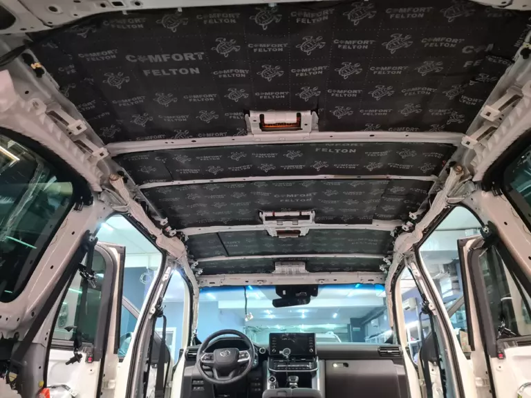 Шумоизоляция крыши Land Cruiser 300-2