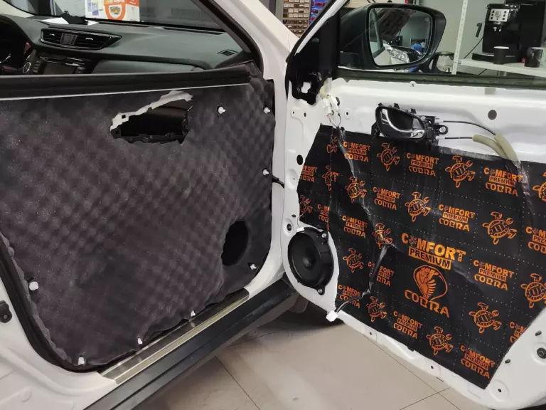 Шумоизоляция дверей Nissan X-Trail-3