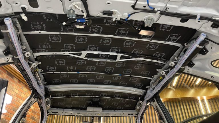 Шумоизоляция крыши Lexus RX 2021-3