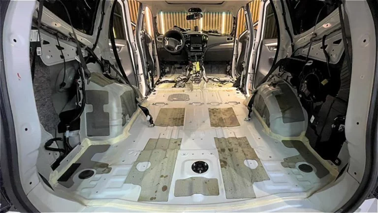 Шумоизоляция пола Mitsubishi Montero Sport 2022-1
