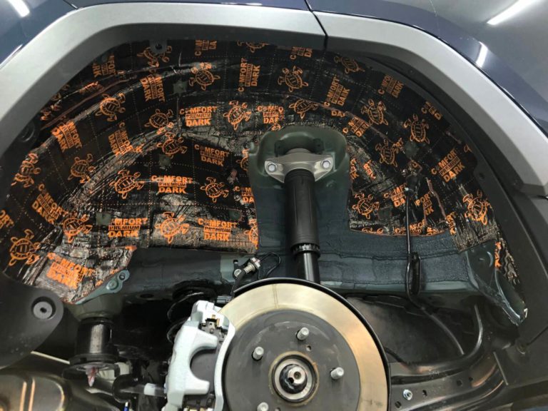 Шумоизоляция арок и подкрылков Toyota RAV 4